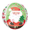 LE GROUPE BLC INTL INC Balloons Jolly Old Santa Obrz Balloon, 15 Inches, 1 Count 26635489959