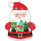 LE GROUPE BLC INTL INC Balloons Jolly Old Santa Supershape Balloon, 23 Inches, 1 Count 26635489621