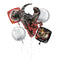 LE GROUPE BLC INTL INC Balloons Jurassic World Rebirth Foil Balloon Bouquet, Helium Inflation not Included, 5 Count 026635481144