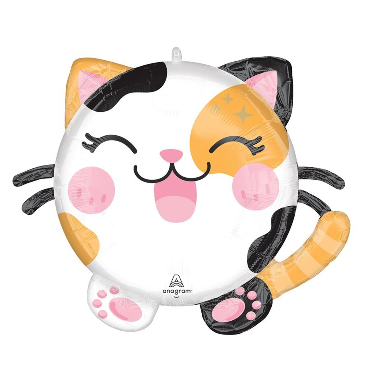 LE GROUPE BLC INTL INC Balloons Kawaii Kitty Supershape Foil Balloon, 21 Inches, 1 Count 026635479202