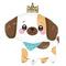 LE GROUPE BLC INTL INC Balloons Kawaii Puppy Supershape Foil Balloon, 21 Inches, 1 Count 026635479028