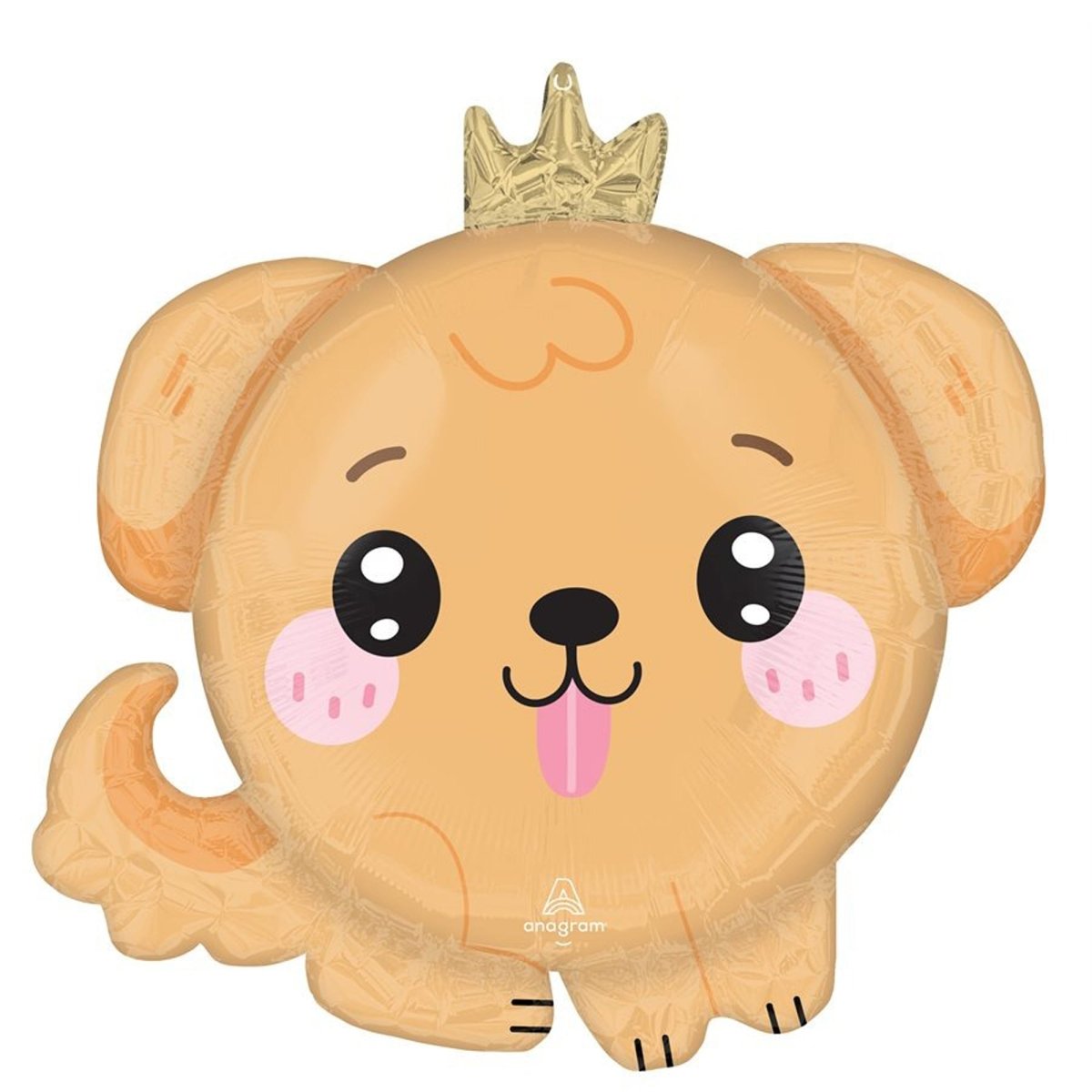 LE GROUPE BLC INTL INC Balloons Kawaii Puppy Supershape Foil Balloon, 21 Inches, 1 Count 026635479042