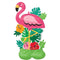 LE GROUPE BLC INTL INC Balloons Let's Flamingo Airloonz Standing Air-Filled Balloon, 37 Inches, 1 Count 026635476836