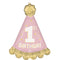 LE GROUPE BLC INTL INC Balloons Little Miss 1st Birthday Supershape Foil Balloon, 29 Inches, 1 Count