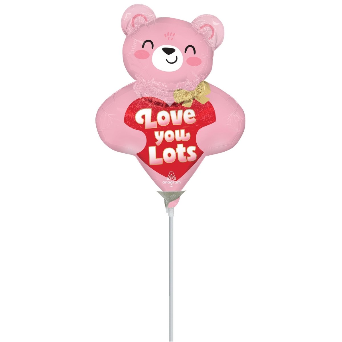 LE GROUPE BLC INTL INC Balloons Love You Lots Air-Filled Balloon, 1 Count 026635497589