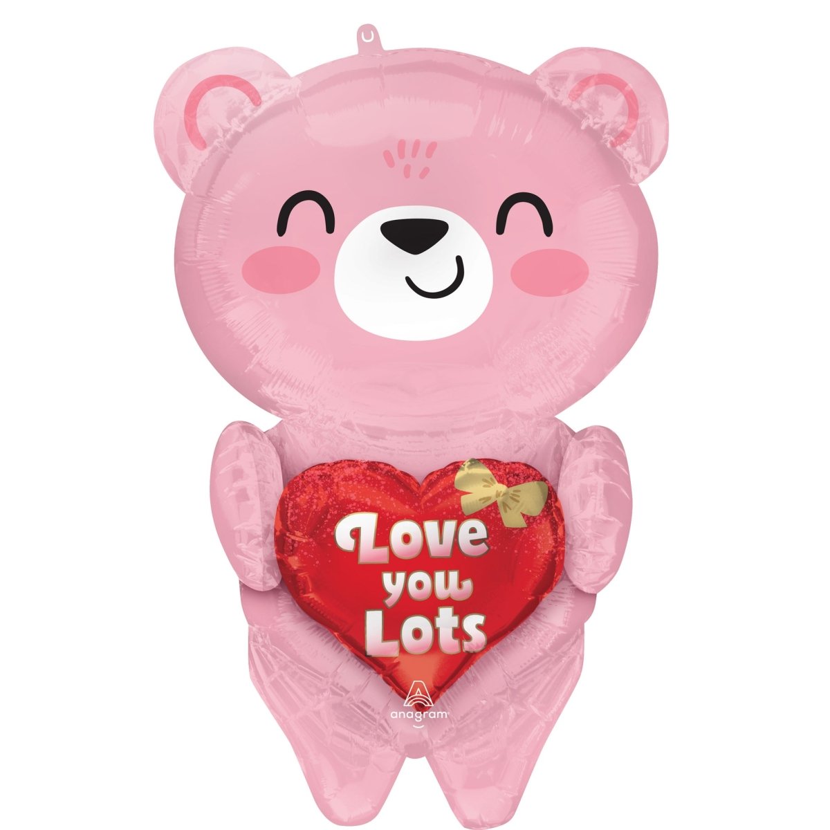 LE GROUPE BLC INTL INC Balloons Love You Lots Bear Supershape Foil Balloon, 20 Inches, 1 Count 026635497565