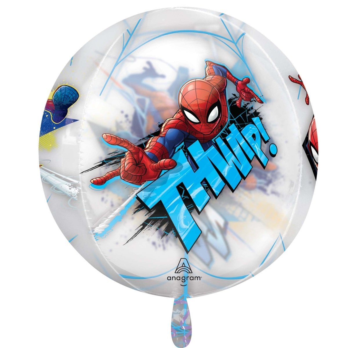 LE GROUPE BLC INTL INC Balloons Marvel Spider-Man Birthday Orbz Balloon, 15 Inches, 1 Count 026635474313