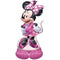 LE GROUPE BLC INTL INC Balloons Minnie Mouse Forever Airloonz Standing Air-Filled Balloon, 52 Inches, 1 Count 0266354333723