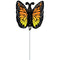 LE GROUPE BLC INTL INC Balloons Monarch Butterfly Glow Air-Filled Foil Balloon, 1 Count 026635476652