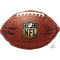 LE GROUPE BLC INTL INC Balloons NFL Football Shaped Foil Balloon, 18 Inches, 1 Count