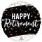 LE GROUPE BLC INTL INC Balloons Officially Retired Round Foil Balloon, 18 Inches, 1 Count 026635483643