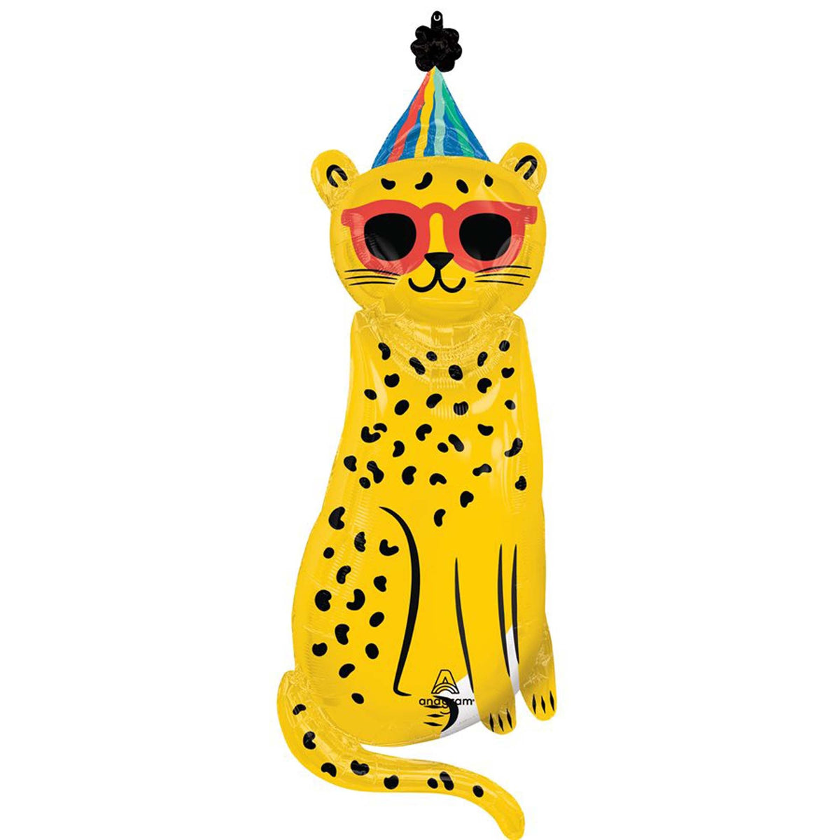 LE GROUPE BLC INTL INC Balloons Party Animal Cheetah Supershape Balloon, 45 Inches, 1 Count
