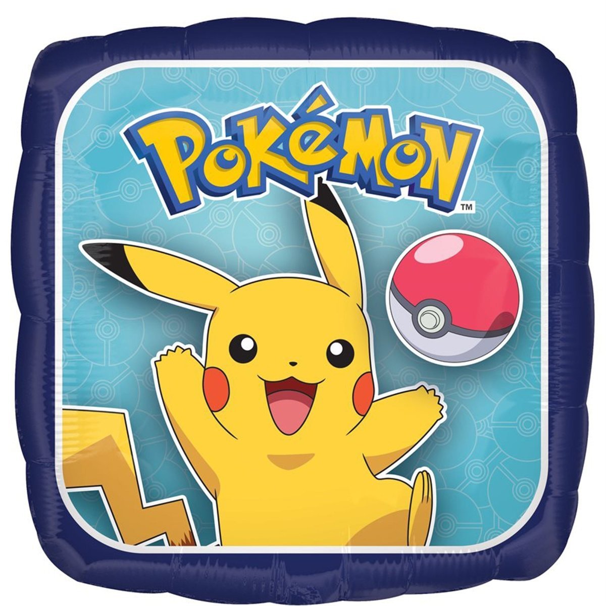 LE GROUPE BLC INTL INC Balloons Pokémon Square Foil Balloon, 18 Inches, 1 Count 026635484299