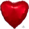 LE GROUPE BLC INTL INC Balloons Red Heart Shape Foil Balloon, 18 Inches 026675105842