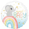 LE GROUPE BLC INTL INC Balloons Satin Baby Elephant Round Foil Balloon, 18 Inches, 1 Count 026635478915