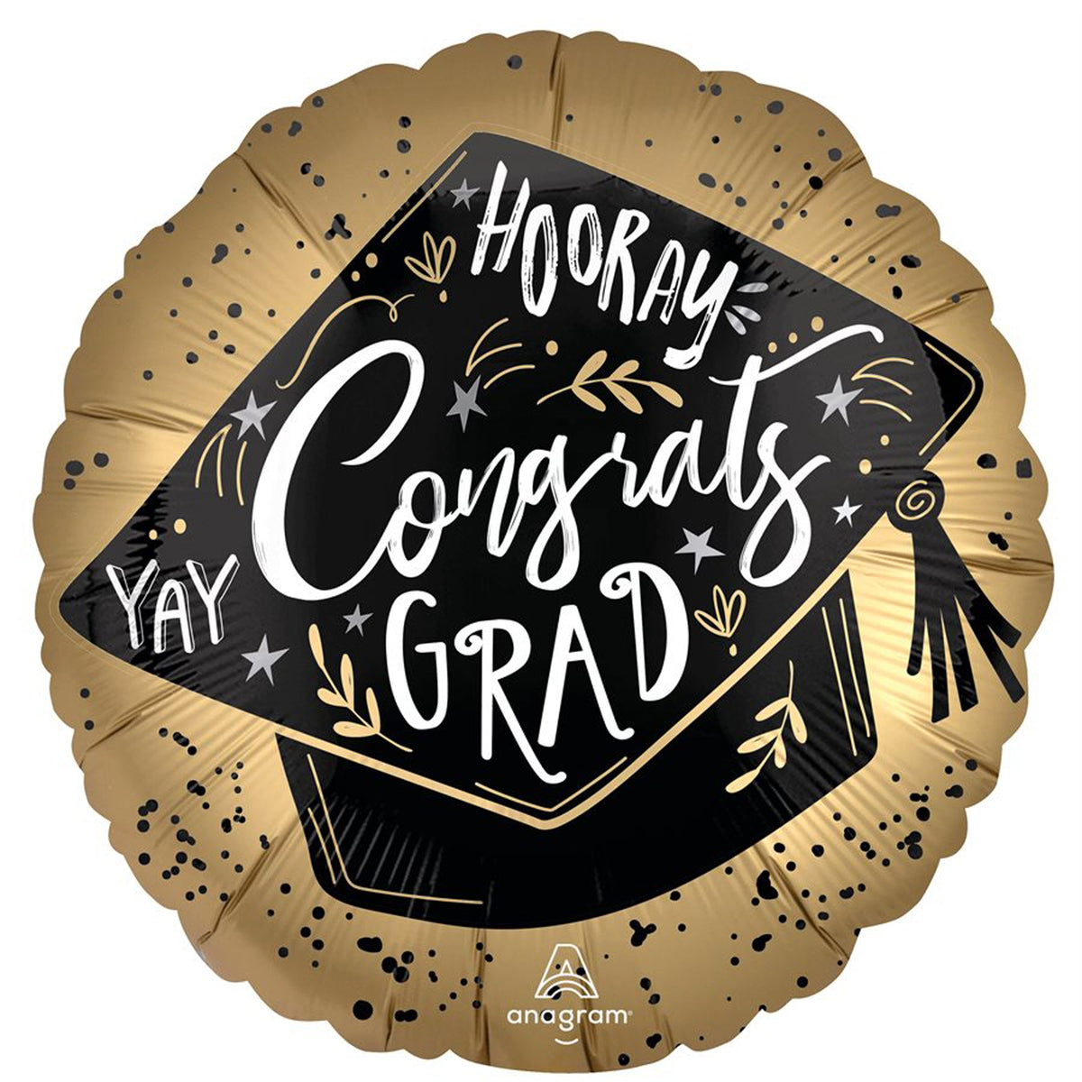 LE GROUPE BLC INTL INC Balloons Satin Grad Achievement Supershape Foil Balloon, 28 Inches, 1 Count 026635476546