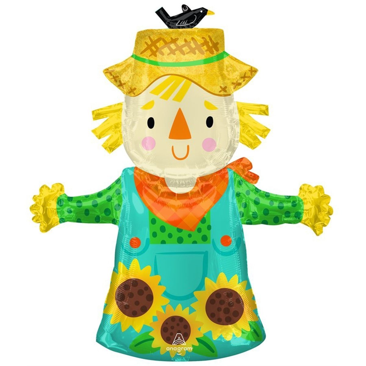 LE GROUPE BLC INTL INC Balloons Scarecrow Supershape Balloon, 33 Inches, 1 Count