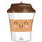 LE GROUPE BLC INTL INC Balloons Sippy Friends Coffee Supershape Foil Balloon, 20 Inches, 1 Count 026635479134