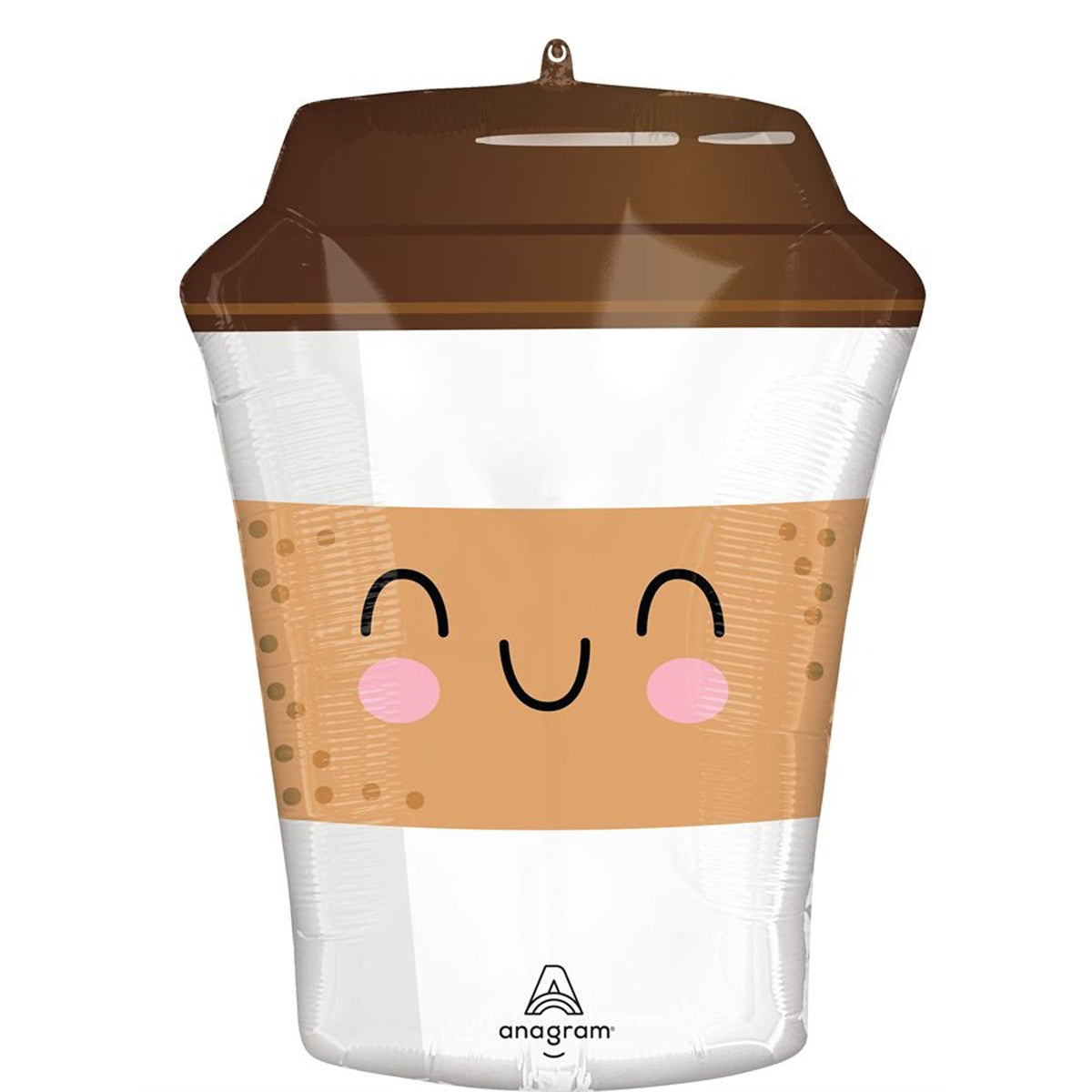 LE GROUPE BLC INTL INC Balloons Sippy Friends Coffee Supershape Foil Balloon, 20 Inches, 1 Count 026635479134