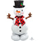 LE GROUPE BLC INTL INC Balloons Snowman Airloonz Standing Air-Filled Foil Balloon, 55 Inches, 1 Count