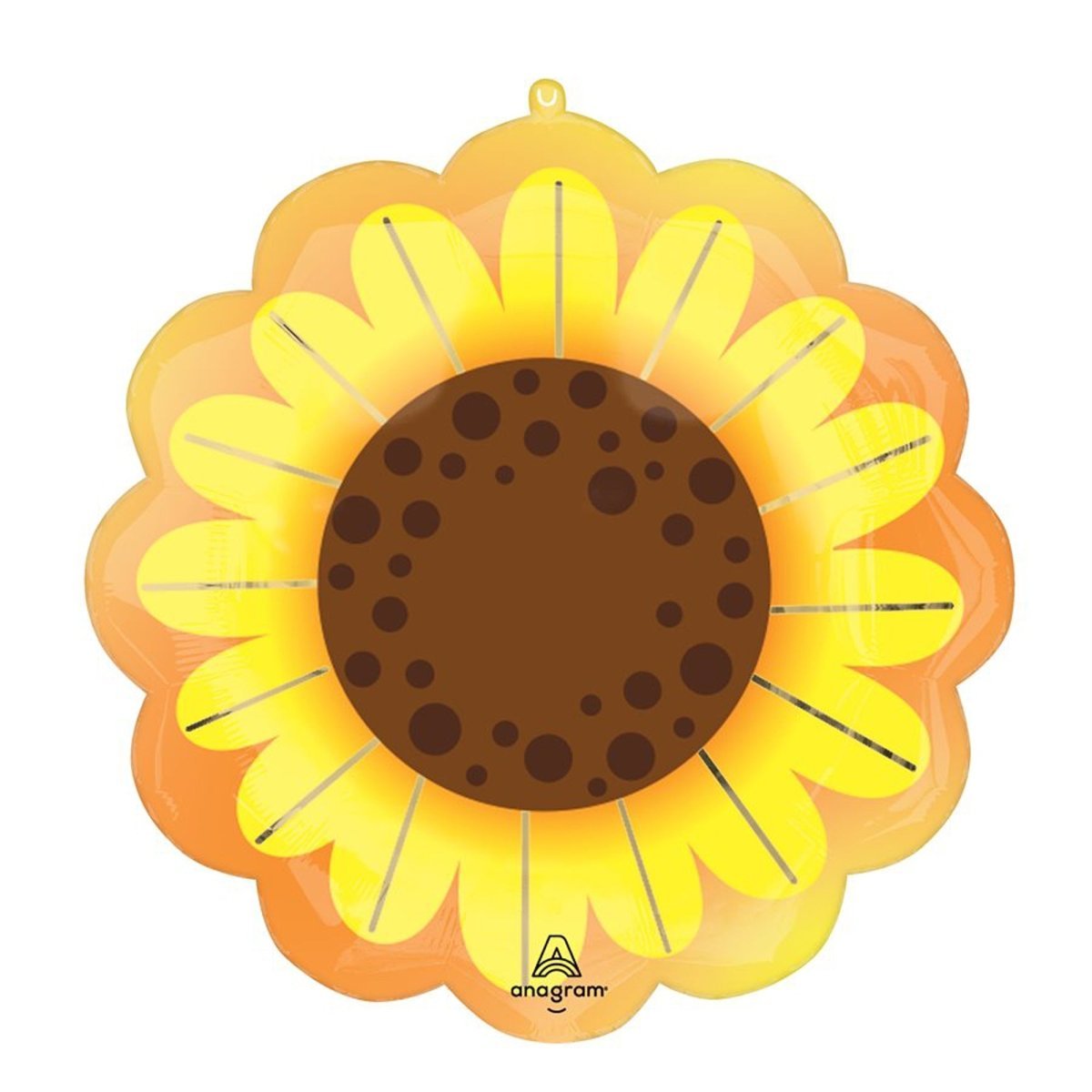 LE GROUPE BLC INTL INC Balloons Sunflower Glow Supershape Foil Balloon, 21 Inches, 1 Count 026635467698