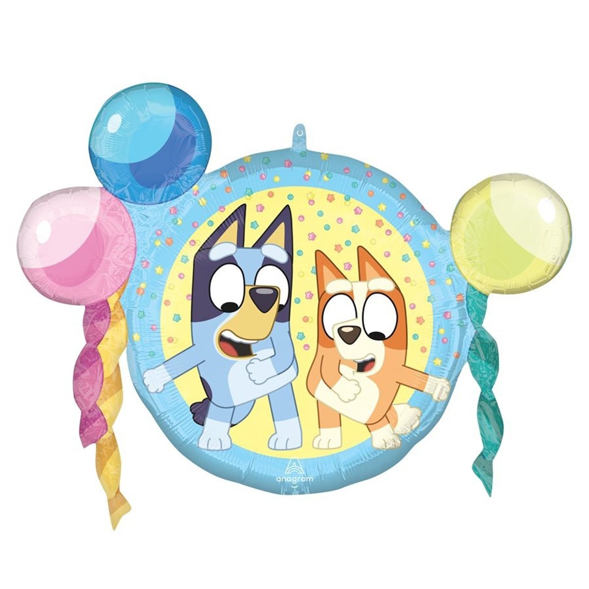 LE GROUPE BLC INTL INC Balloons Supershape Bluey Balloon, 20 Inches, 1 Count 026635485906