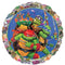LE GROUPE BLC INTL INC Balloons Teenage Mutant Ninja Turtle Round Shape Foil Balloon, 18 Inches, 1 Count 026635462723