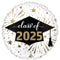 LE GROUPE BLC INTL INC Balloons White Class of 2025 Foil Balloon, 18 Inches, 1 Count 026635474634
