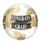 LE GROUPE BLC INTL INC Balloons White Congrats Grad! Orbz Balloon, 15 Inches, 1 Count 026635477970
