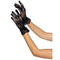 LEG AVENUE/SKU DISTRIBUTORS INC Costume Accessories Black Mesh Gloves for Adults, 1 Count 714718566160