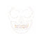 LEG AVENUE/SKU DISTRIBUTORS INC Costume Accessories Glow-in-the-Dark Skull Adhesive Face Jewels