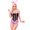 LEG AVENUE/SKU DISTRIBUTORS INC Costume Accessories Pink Satin Bunny Ears for Adults 714718577937