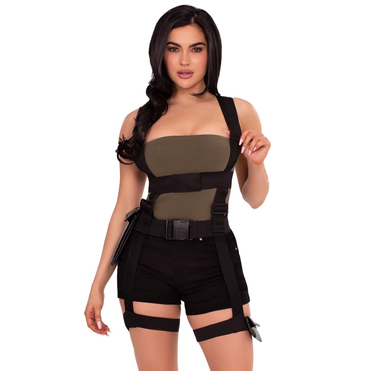 LEG AVENUE/SKU DISTRIBUTORS INC Costume Accessories Utility Harness with Leg Garter for Adults 714718577920