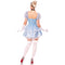 LEG AVENUE/SKU DISTRIBUTORS INC Costumes Ballroom Babe Plus Size Costume for Adults, Blue Dress, Choker and Headband