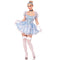 LEG AVENUE/SKU DISTRIBUTORS INC Costumes Ballroom Babe Plus Size Costume for Adults, Blue Dress, Choker and Headband
