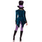 LEG AVENUE/SKU DISTRIBUTORS INC Costumes Classic Mad Hatter Costume for Adults, Jumpsuit, Bow Tie and Hat