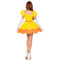 LEG AVENUE/SKU DISTRIBUTORS INC Costumes Sunflower Princess Costume for Adults, Yellow Dress with Gloves and Crown