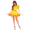 LEG AVENUE/SKU DISTRIBUTORS INC Costumes Sunflower Princess Costume for Adults, Yellow Dress with Gloves and Crown