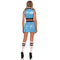 LEG AVENUE/SKU DISTRIBUTORS INC Costumes Super Sweetie Costume for Adults, Blue Top, Skirt and Hair Ties