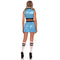 LEG AVENUE/SKU DISTRIBUTORS INC Costumes Super Sweetie Costume for Adults, Blue Top, Skirt and Hair Ties