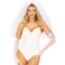 LEG AVENUE/SKU DISTRIBUTORS INC Costumes White Bridal Veil for Adults