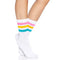LEG AVENUE/SKU DISTRIBUTORS INC Pride Pansexual Crew Socks for Adult 714718566030