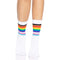 LEG AVENUE/SKU DISTRIBUTORS INC Pride Rainbow Pride Crew Socks for Adult 714718566023