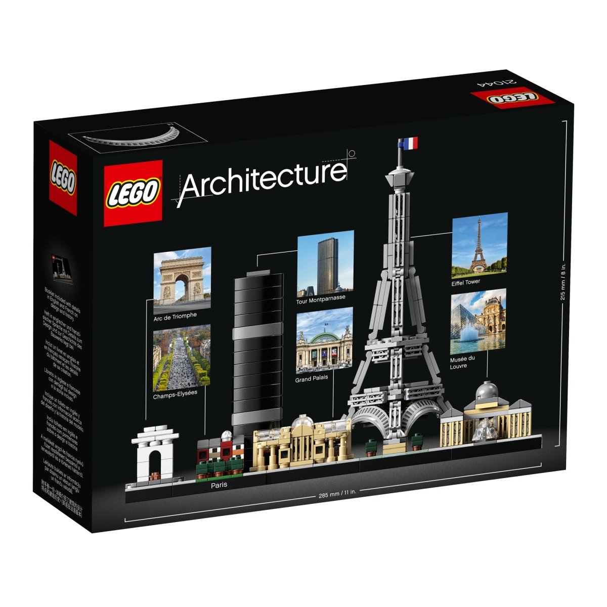 LEGO Architecture Paris, 21044, Ages 12+, 649 Pieces Party Expert - Main Image