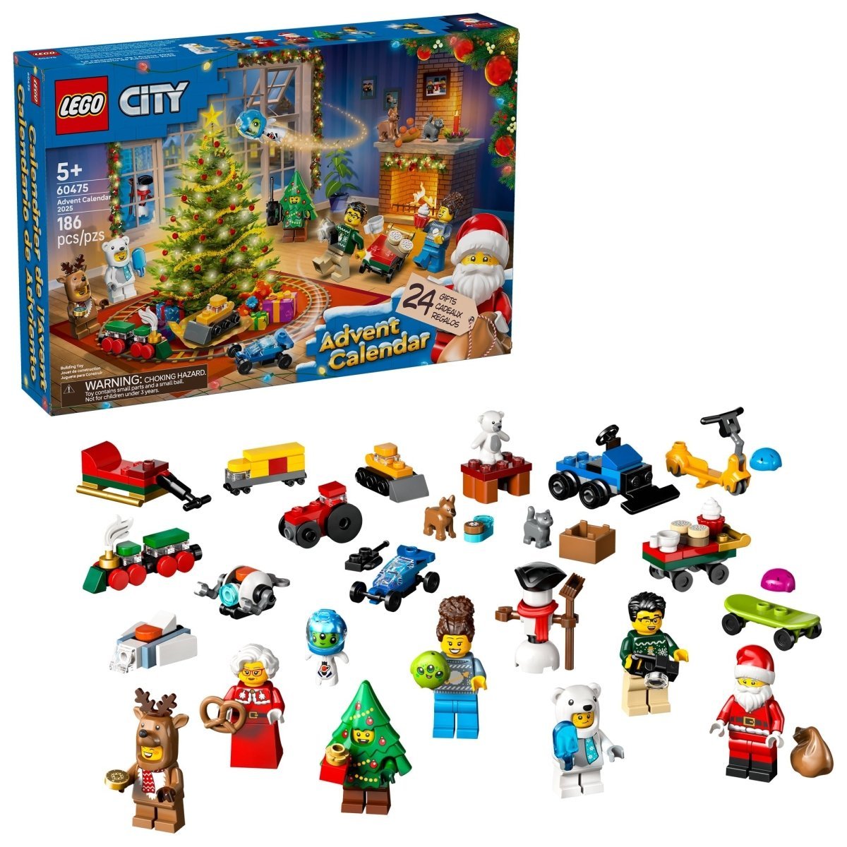 LEGO Toys & Games LEGO City Advent Calendar 2025, 60475, Ages 5+, 186 Pieces 673419403412