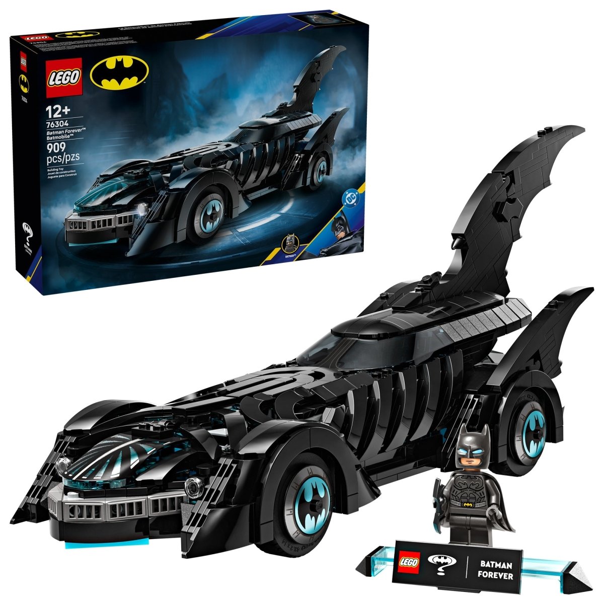 LEGO Toys & Games LEGO DC Comics Batman Forever Batmobile, 76304, Ages 12+, 909 Pieces 673419406253