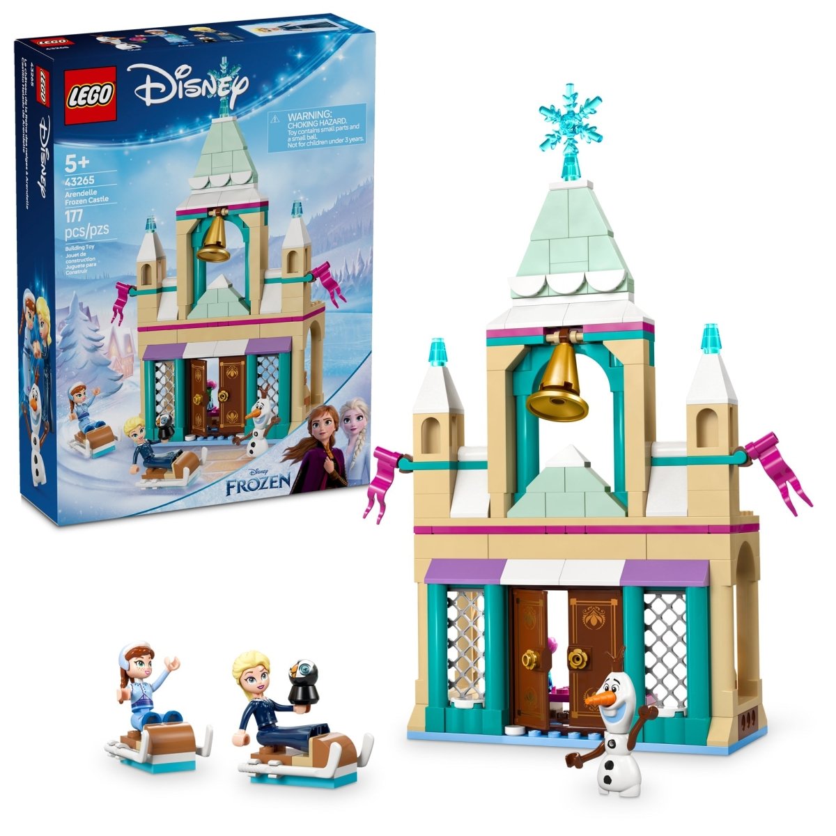 LEGO Toys & Games LEGO Disney Arendelle Frozen Castle, 43265, Ages 5+, 177 Pieces 673419404020