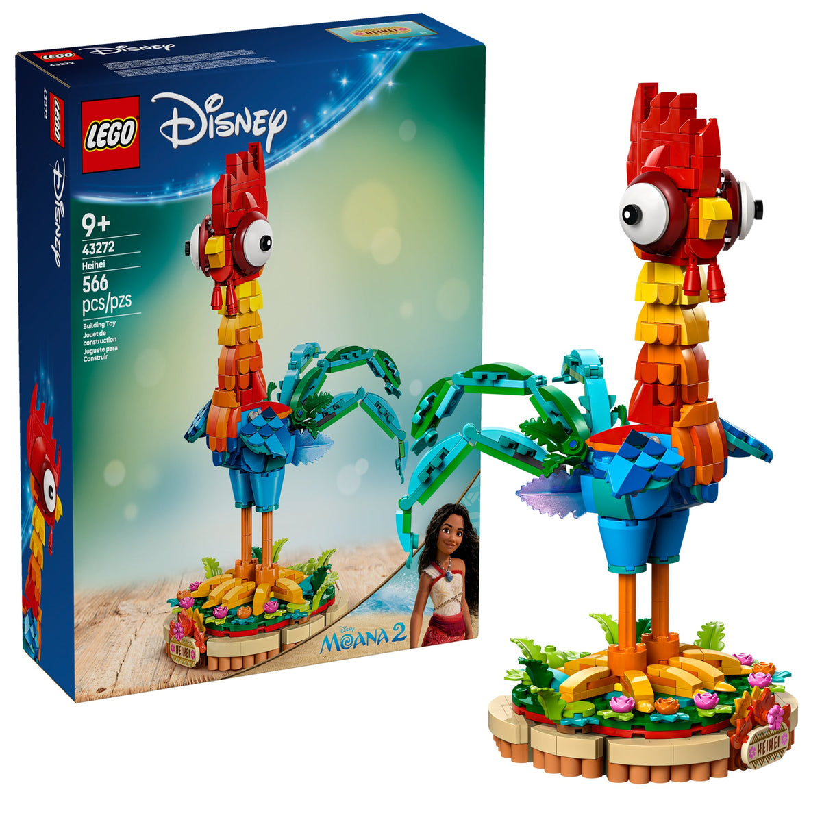 LEGO Toys & Games LEGO Disney Heihei, 43272, Ages 9+, 566 Pieces 673419404204