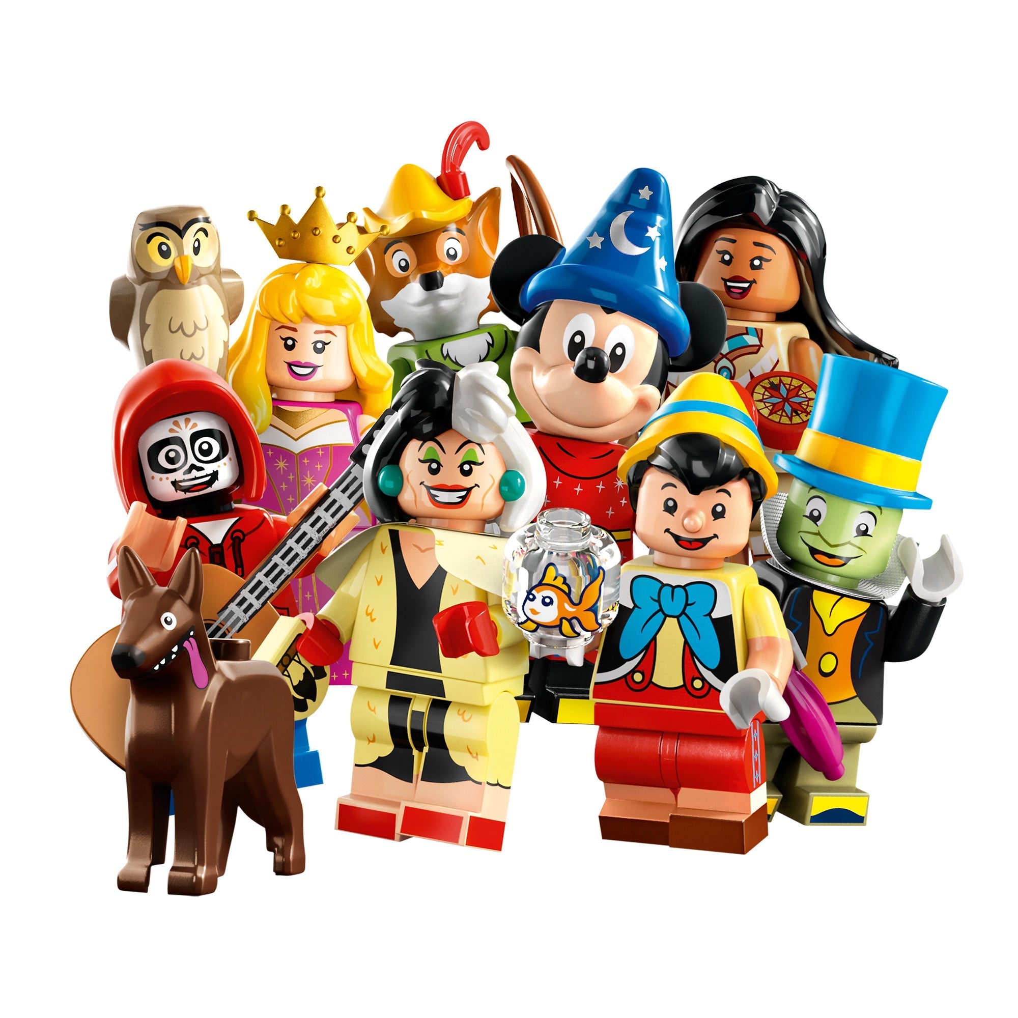 LEGO Minifigures Disney 100 71038 Limited-Edition Building Toy Set (1 of 18  to Collect),Multicolor, 8 Pcs : : Toys & Games