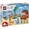 LEGO Toys & Games LEGO Duplo Bluey's Beach & Family Car Trip, 11202, Ages 4+, 133 Pieces 673419404068